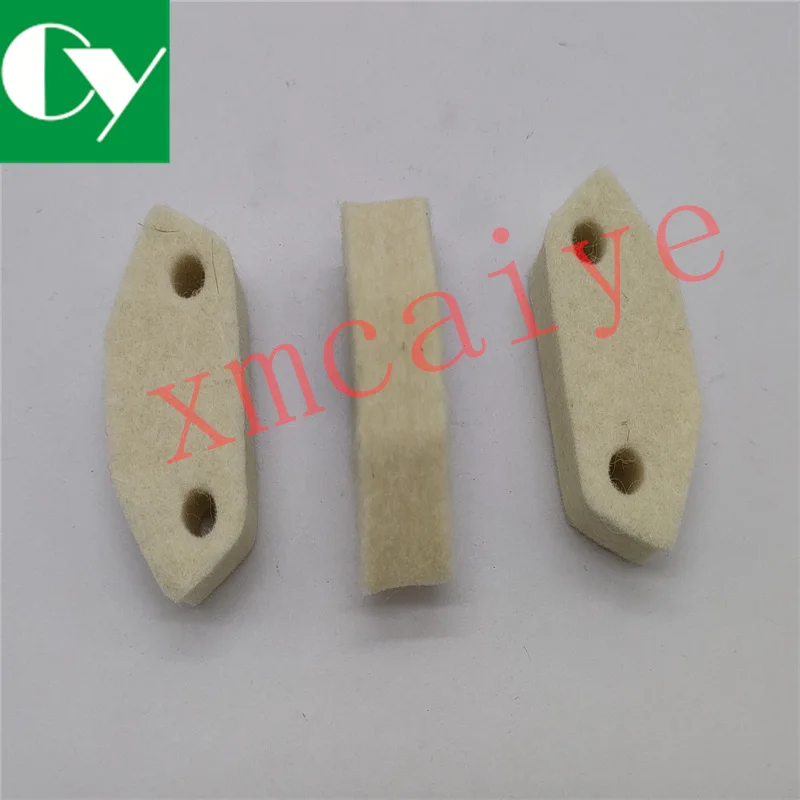 Free Shipping 10 PCS KBA145 Printing Oil Plug Wool Felt Size Length :53mm X width :23mm