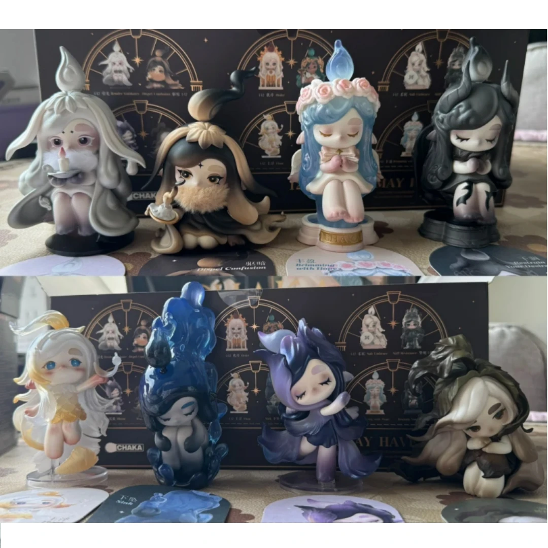 

New Original Chaka Candle Whisper Series Mystery Box Kawaii Action Figure Desktop Ornament Surprise Blind Box Festival Gift
