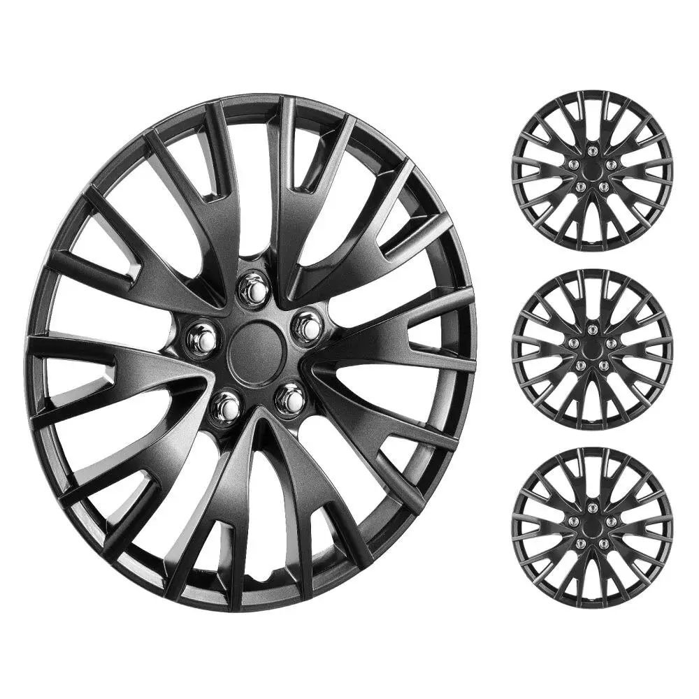 

16 Inch Sturdy Wheel Rim Cover Hubcap Set of 4 Weatherproof Hubcaps