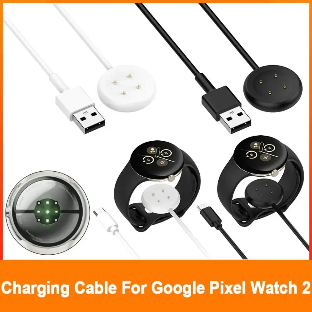 Magnetic Charging Cable For Google Pixel Watch 3 USB Type C Charger Cord Adapter Power Dock For Google Pixel Watch 2