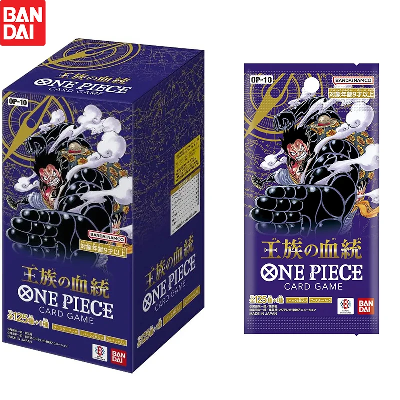 New BANDAI ONE PIECE Card Game Royal Bloodline OP-10 Booster Bag TCG Collection card JAPAN 1 Booster 6 Cards