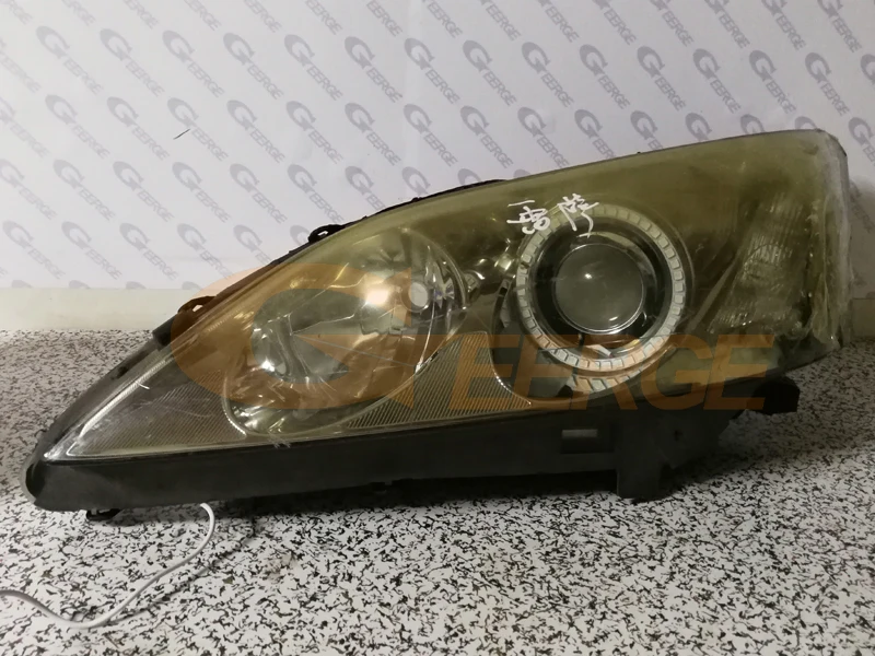 لكزس ES 350 ES350 2007 2008 2009 بلوتوث APP متعدد الألوان الترا برايت RGB Led عيون الملاك عدة خواتم هالة #3