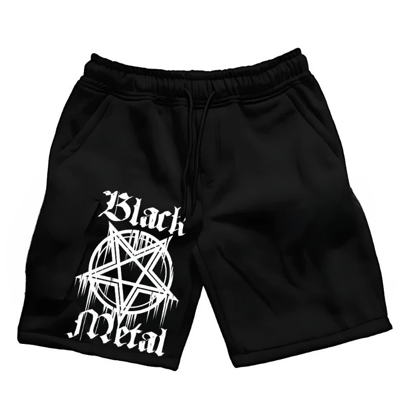 Men Letter Graphic Drawstring Waist Shorts Summer Casual Workout Athletic Gym Track Shorts Streetwear Shorts Unisex Fashion New