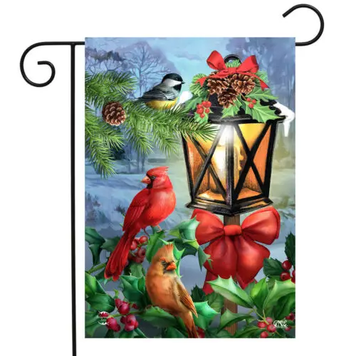 Lantern Glow Gathering Garden Flag 18