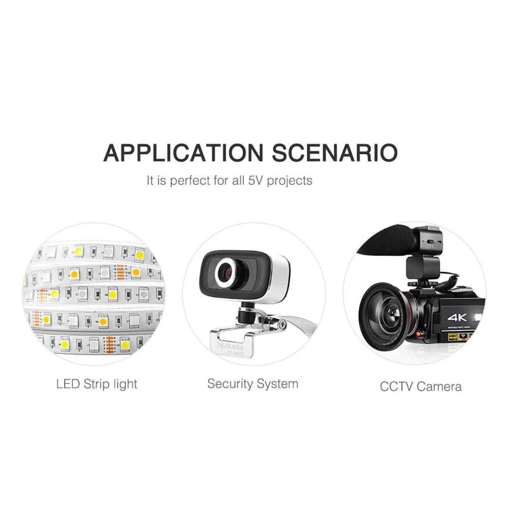 5V WS2812B LED Power Supply 1A/2A/3A/6A/8A/10A Switching Adapter SK6812 LPD8806 WS2801 WS2811 LED Strip Light