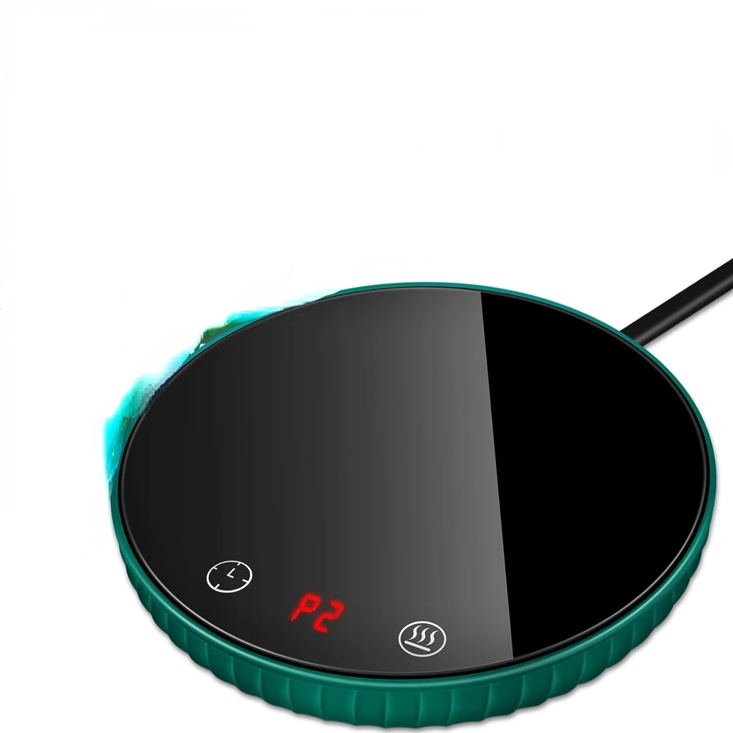 

Подогреватель кружек для стола с двумя контролем температуры, умным автоматическим отключением свечей, подогревом кофе для кофе, чая, воды, молока и коко