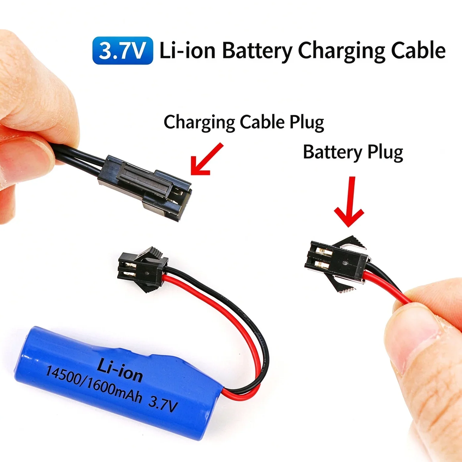 3.7V 1600mAH 14500 Li-ion Battery RC Batteries for RC Boat Helicopter Car Truck Tank 1s 3.7V 14500 Rechargeable Battery