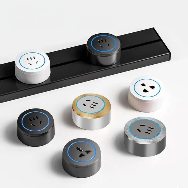 

Роскошная настенная/настольная розетка европейского стандарта, съемная электрическая розетка для рельсов с высококачественными функциями