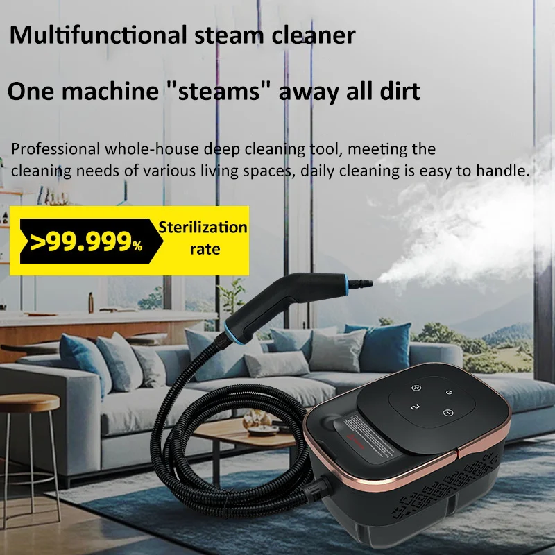 2500W Portable Steam Cleaner High Temperature Sterilization Pressure Jet Washer Machine for Home Car Kitchen Air Conditioner