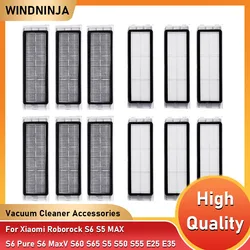 HEPA Filter for Xiaomi 1st For Roborock S50 S52 S55 T4 T6 T7 S4 S5 S6 S5MAX S6 Pure Vacuum Cleaner Activated Carbon Filter Part