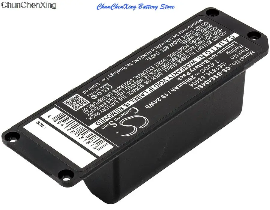 

100% NEW2600mAh/3400mAh Battery 063404 for Bose Soundlink Mini, Soundlink Mini 1, Use For Part No 063404 Only