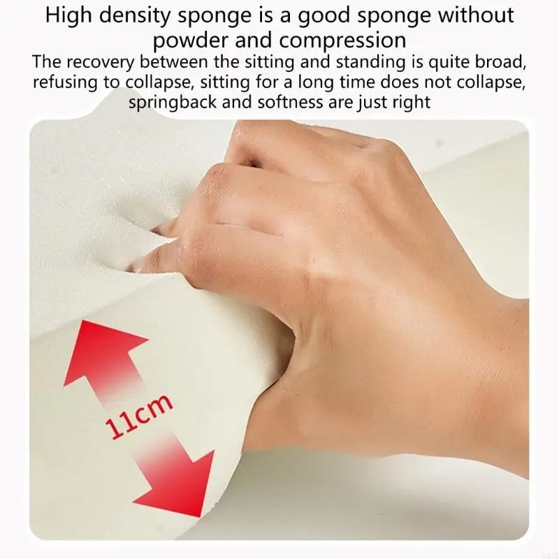 581F ارتفاع مقعد الأطفال المحمول لزيادة ارتفاع وسادة مقاومة التآكل لطاولة الطعام #4