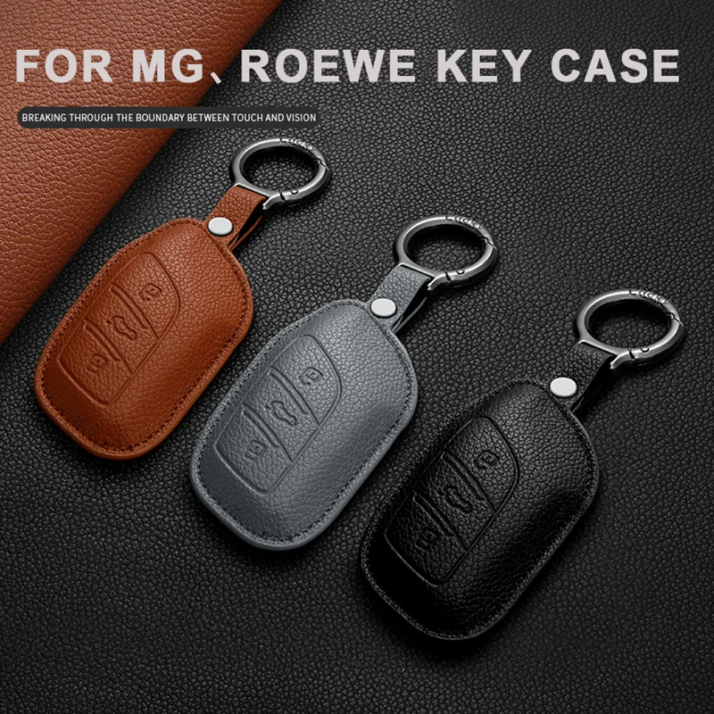 

3 Buttons Car Key Cover Case Protector Shell Fob For MG 4 2023 Mg4 Ev MG HS GT ZS EV ZX MG5 MG6 For Roewe RX3 RX5 RX8 ERX5 I6 I5