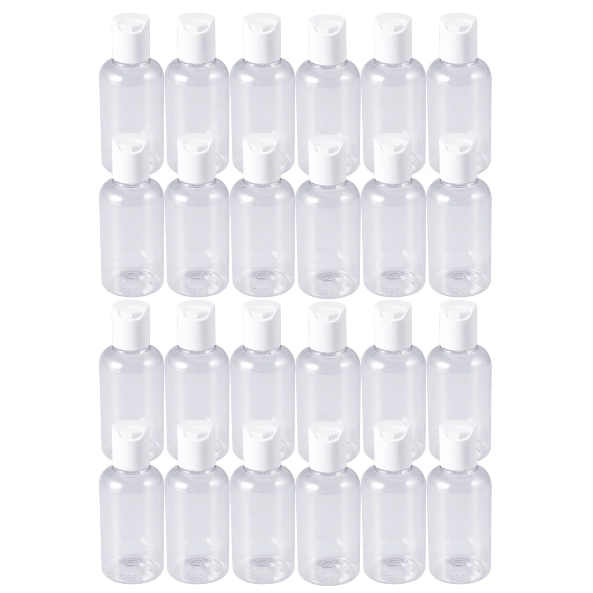 

24pcs Travel Bottles Qianqiu Cap Refillable For Shampoo Lotion Face Wash Toiletries Storage Squeeze Press Eco Friendly Odorless