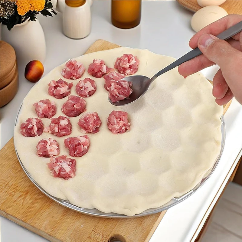 Aluminum Dumpling Mold 37 Holes Dumpling Ravioli Shape Mould Maker Russian Dumpling Mold Ravioli Maker Kitchen DIY Cooking Tool