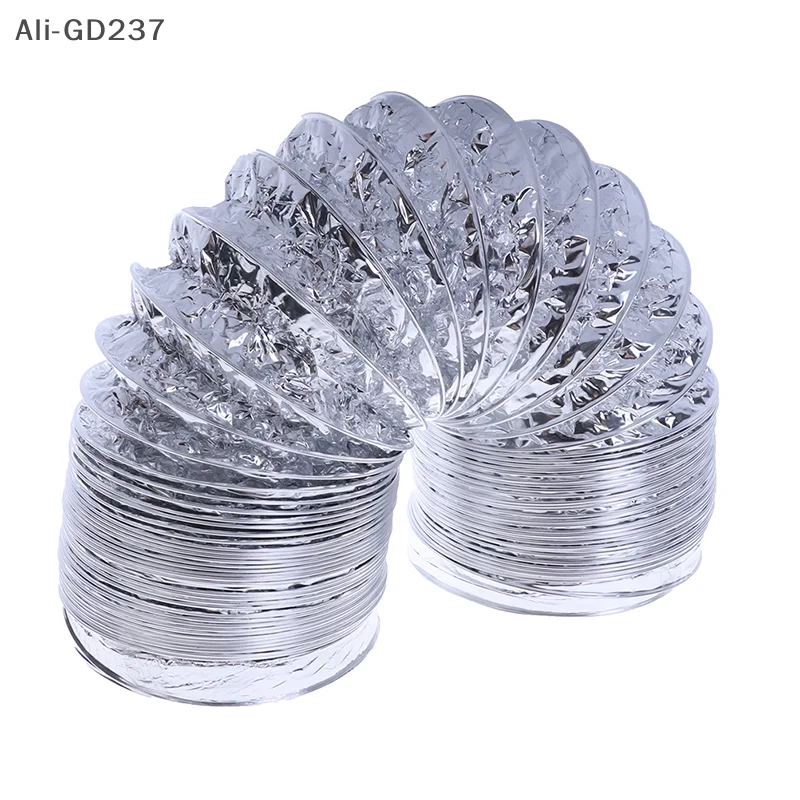 

GD237-4inch Aluminum Ventilator Pipe Air Ventilation Hose Flexible Exhaust Duct 1.5M