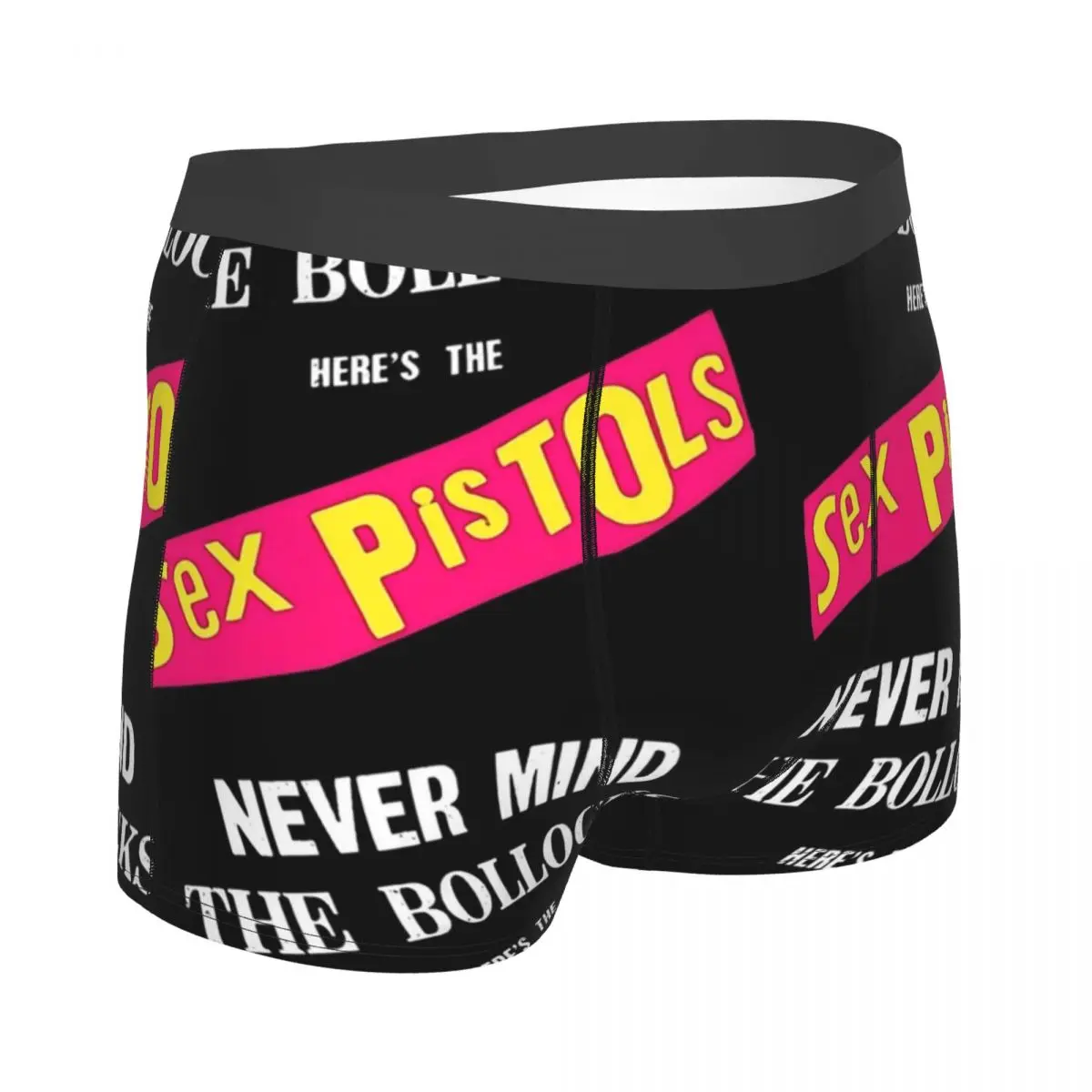 Sex Pistols Suit Man's Printed Boxer Briefs Underwear Never Mind Highly Breathable Top Quality Birthday Gifts