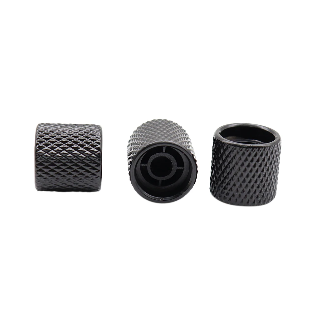 3 stücke/4 stücke Gitarre Knöpfe Metall 6mm Flache Top Ton Gitarre Volume Tone Knöpfe Topf Control knöpfe Für Elektrische Gitarre Bass – Detail 4