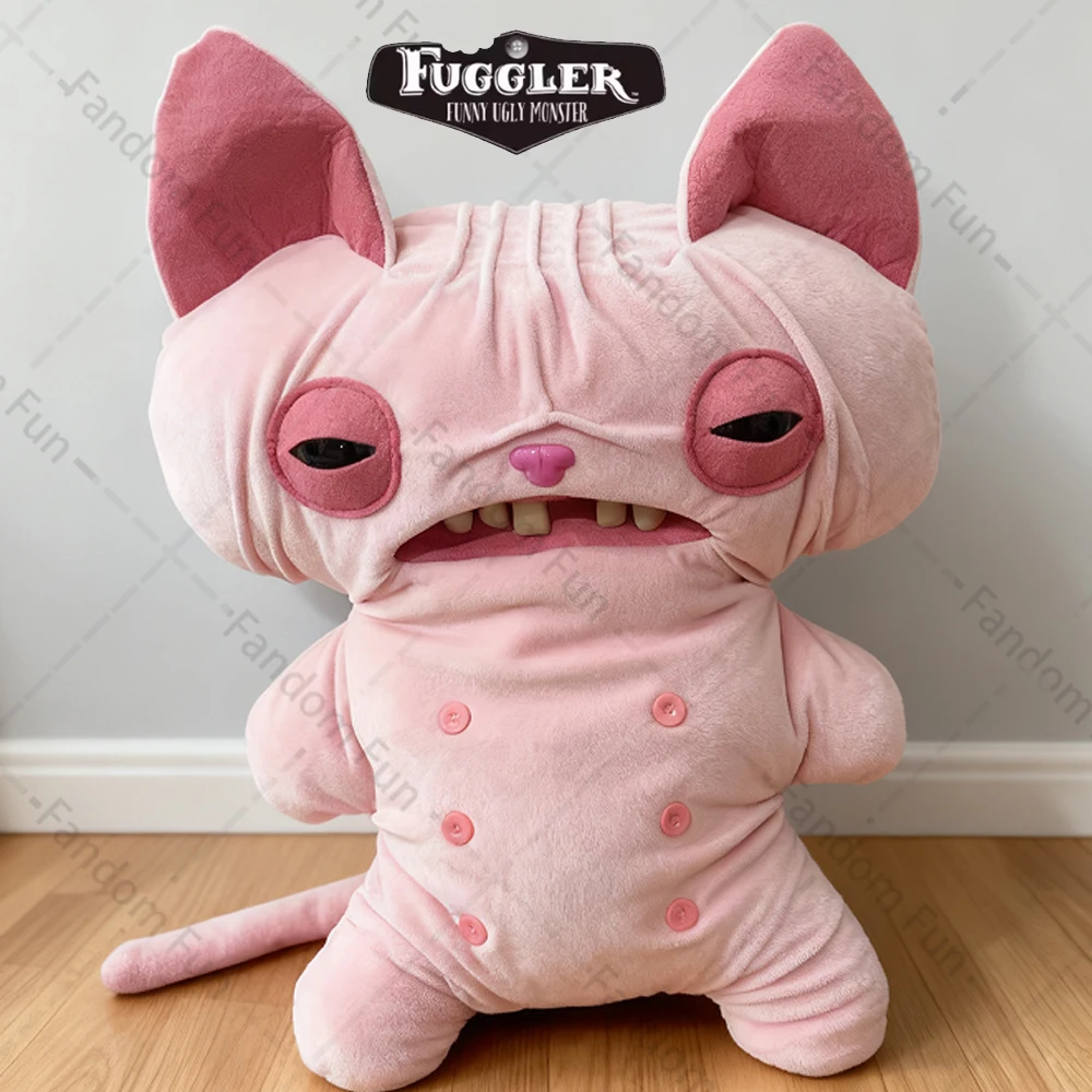 

Big Fuggler Original Monster Plush Doll 44-50Cm Large-Sized Funny Ugly Tooth Monster Crazy Rabbit Fluffy Stuffed Cushion Pillow