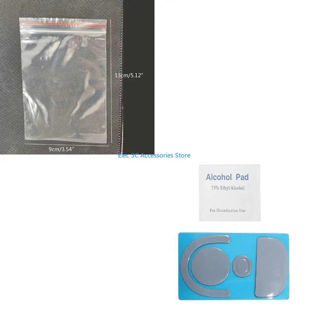 Y51A 1Set Round Curved Edges Mouse Feet Mouse Skates Pad for GProX Superlight 2
