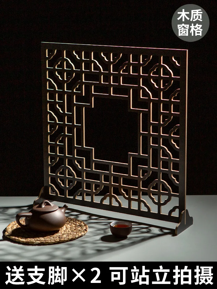 لوحة نافذة صينية كعك الذواقة الشاي التصوير الفوتوغرافي صور الدعائم اطلاق النار خلفية لوحة زخرفة #1