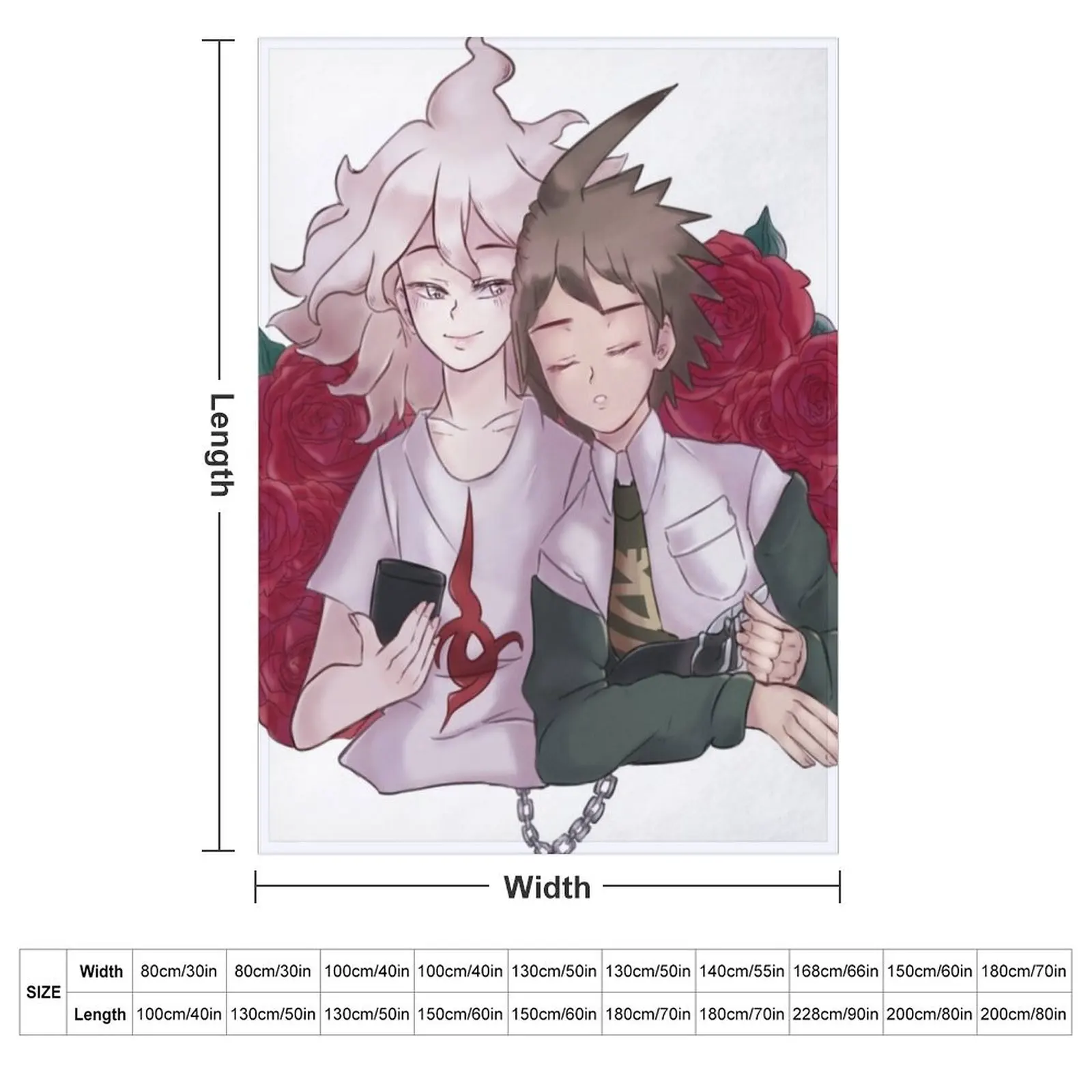 KomaHina Danganronpa 2: Goodbye Despair Throw Blanket Decorative Beds Bed covers For Baby Blankets