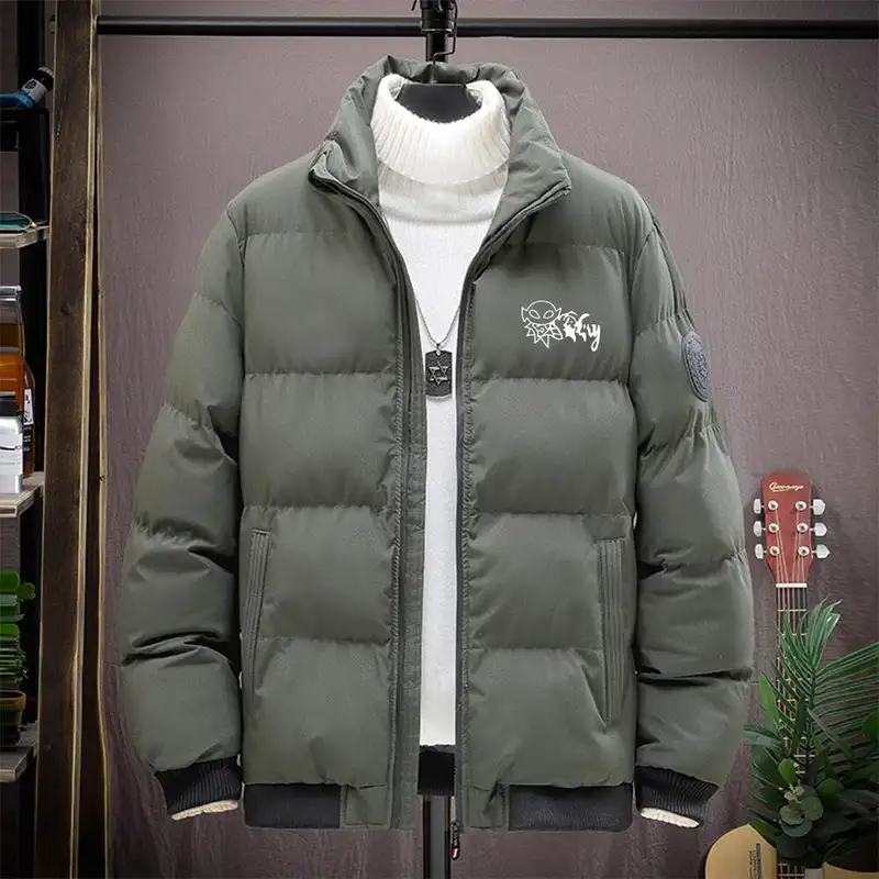 Winter Coat Men 2026 New Thick Warm Bomber Jackets Puffer Jackets Parkas Down Coats Waterproof Casual Fashion Mens Winter Jacket - Image 3