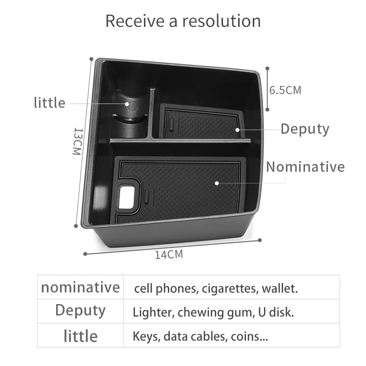 Smabee für Kia Niro SG2 2022-2026 Auto Mittelarmlehne Aufbewahrungsbox Mittelkonsole Ablage Organizer Zubehör – Detail 5