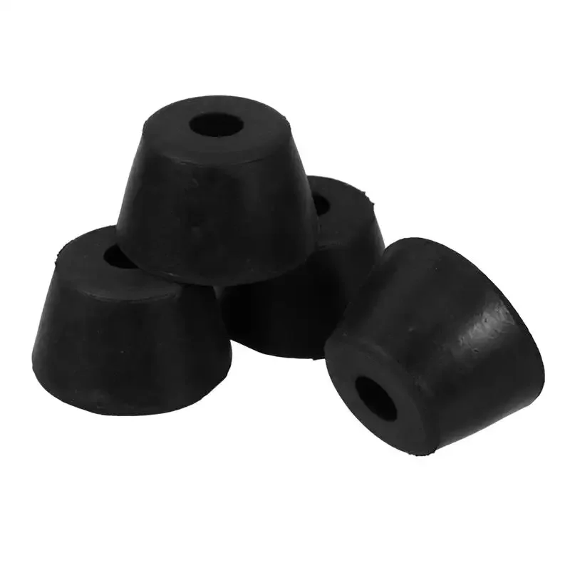 Nice 4 Pcs Anti Slip Rubber Machine Foot Pads Absorbing Pads For Washing Air Conditioning Refrigerator Reduces Vibration Noise