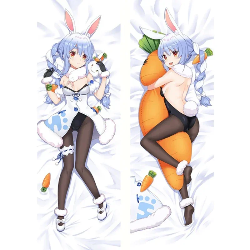 

60x180cm Usada Pekora ( VTuber ) Cosplay Dakimakura Pillow Case Body Hugging Cushion Cover Bedding Decorate