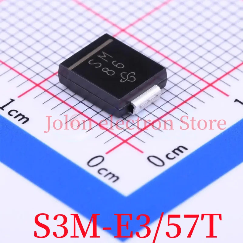 【10pcs】100% new S3M-E3/57T SMC (DO-214AB) general-purpose diode