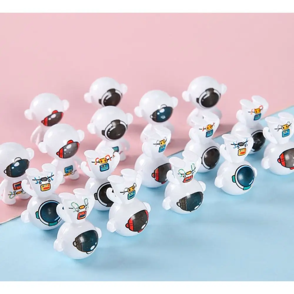 10pcs Spaceman Inverted Mini Tumbler Toy Astronaut Relieve Pressure Spaceman Astronaut Tabletop Bauble Mini Swing Kids