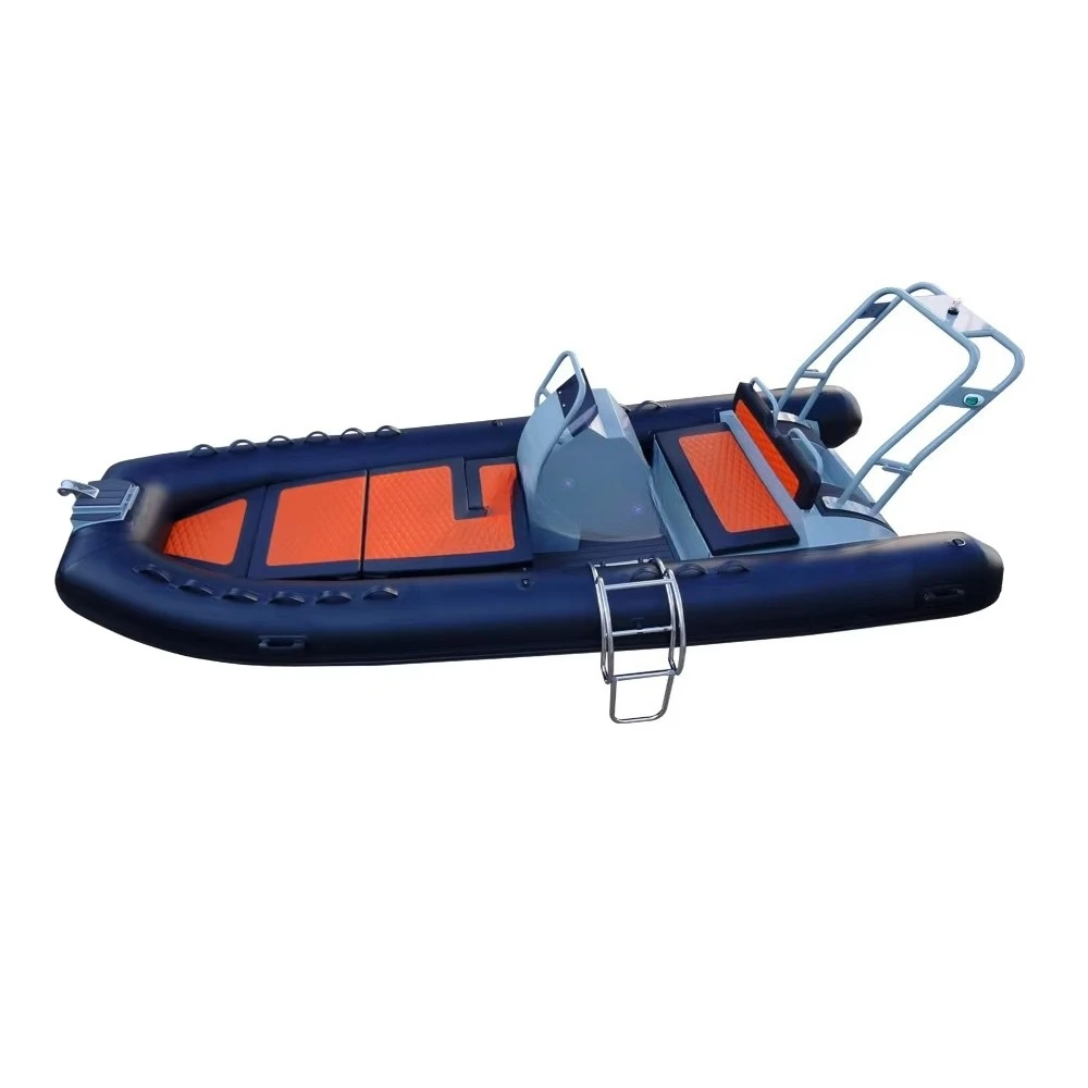 CE 16ft Aluminum Inflatable Rib Boat SP480 Deep V Aluminum Shell Ribbed Boat Equipment Luxury Boat
