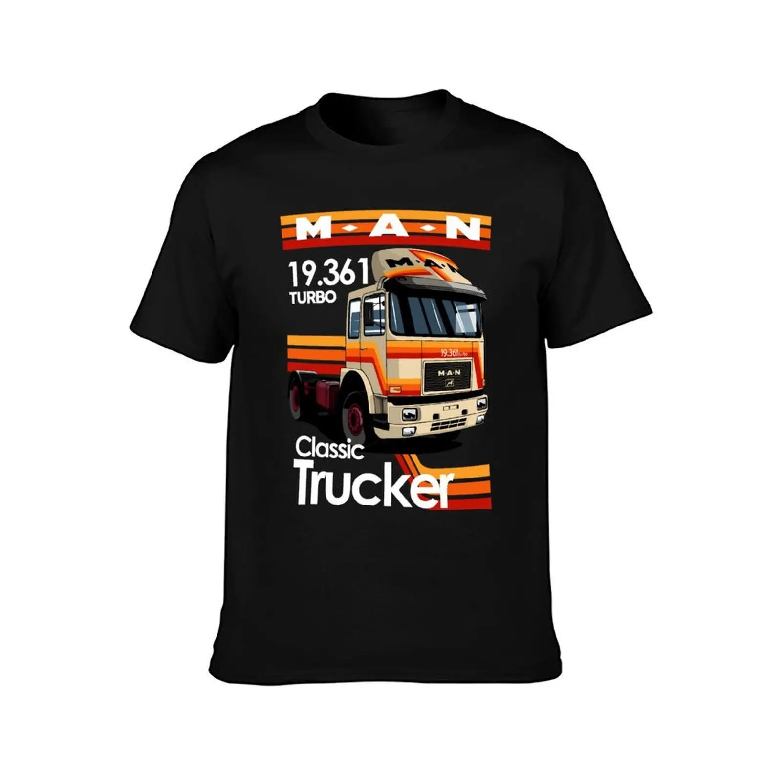 Man Classic Truck by petrothings T-Shirt Novelty Print Casual Tee Shirt T-Shirt