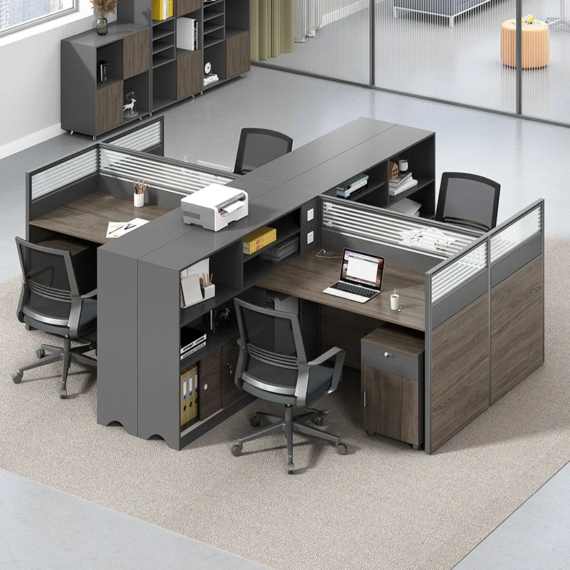 

Комбинация офисного стола и стула, рабочая станция, простое современное офисное отделение