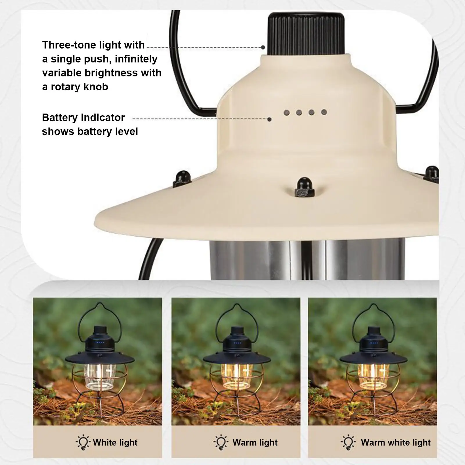 

Электрические фонари для кемпинга, 3-режимные светодиодные ретро-светильники, яркий светильник для лошади для двора, уличного туризма, альпинизма, кемпинга, сада