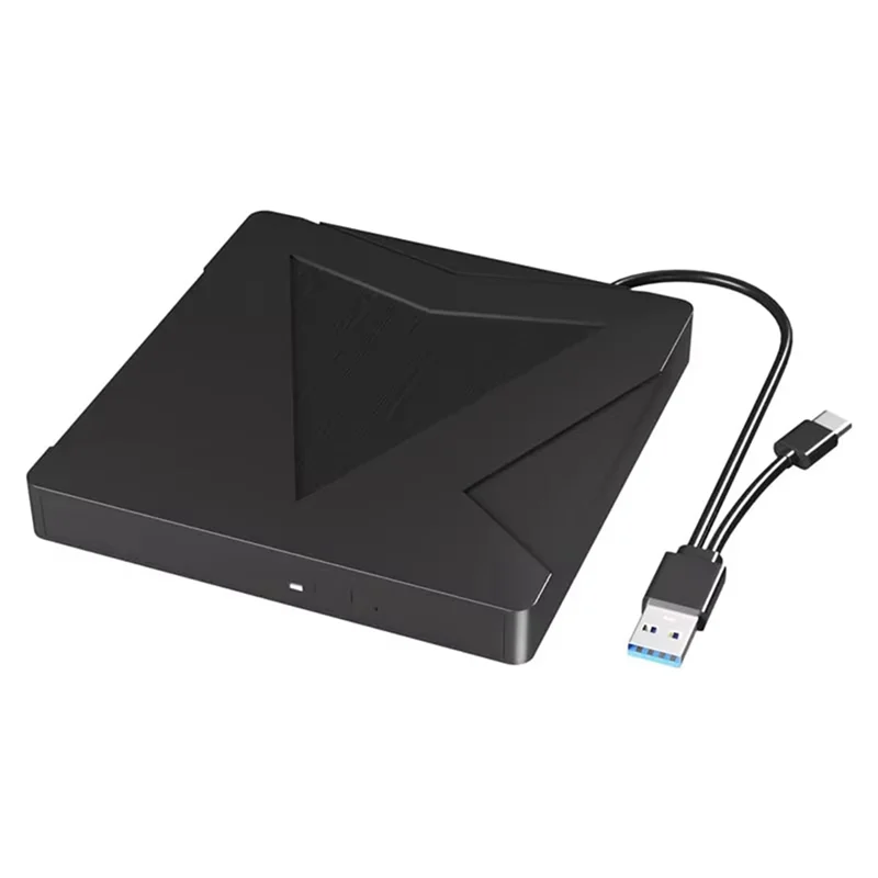 Reliable-External DVD Drive CD DVD -/+RW Player Burner Portable Optical Drive For Laptop PC Computer Notebook Windows 11 10 Mac,