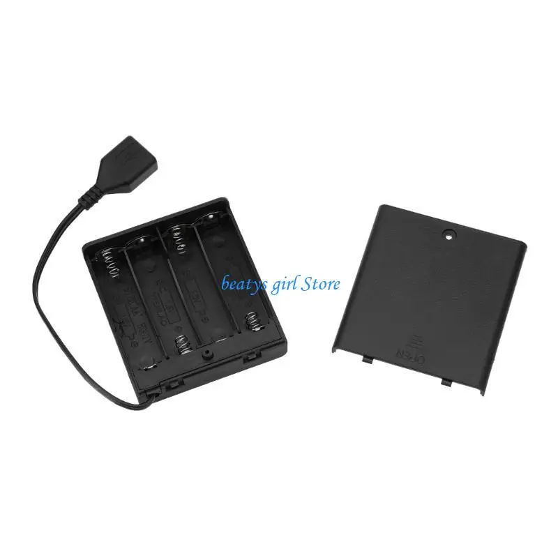 

C7AB 2/3/4/6/8 Slot AA Battery Case Box USB Battery Box with Switches for Led Light