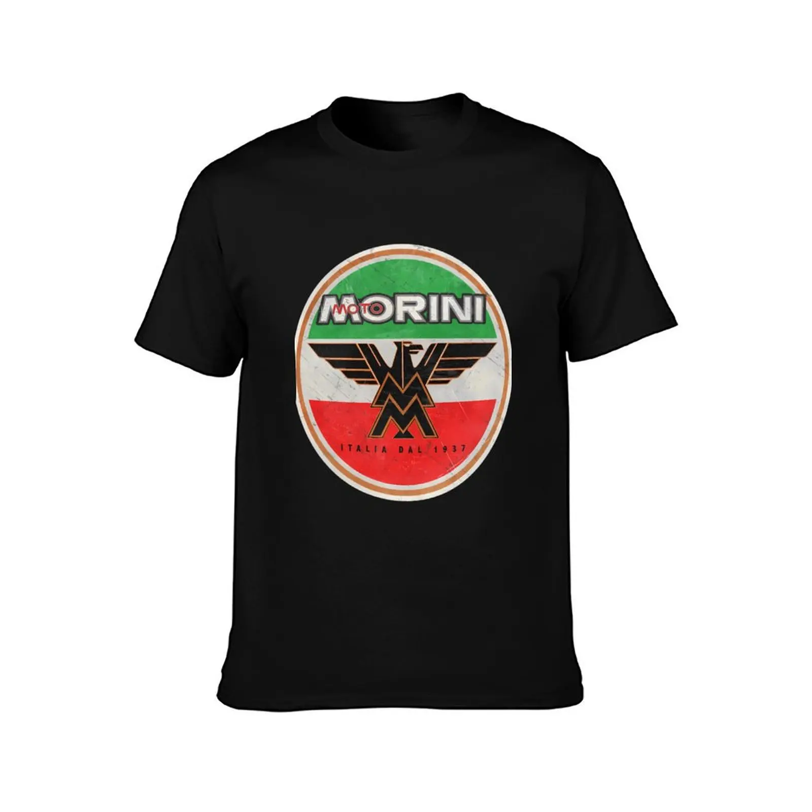 Moto Morini. Retro Badge T-Shirt summer top cheap stuff heavyweight t shirts for men