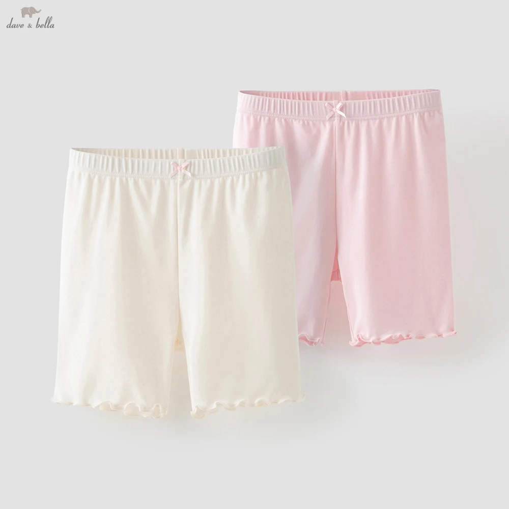 Dave Bella Childrens Summer Modal Light Leggings Pants Girls Elastic Trouses Kids 7-13 Years Leggings Outdoor DK2262299