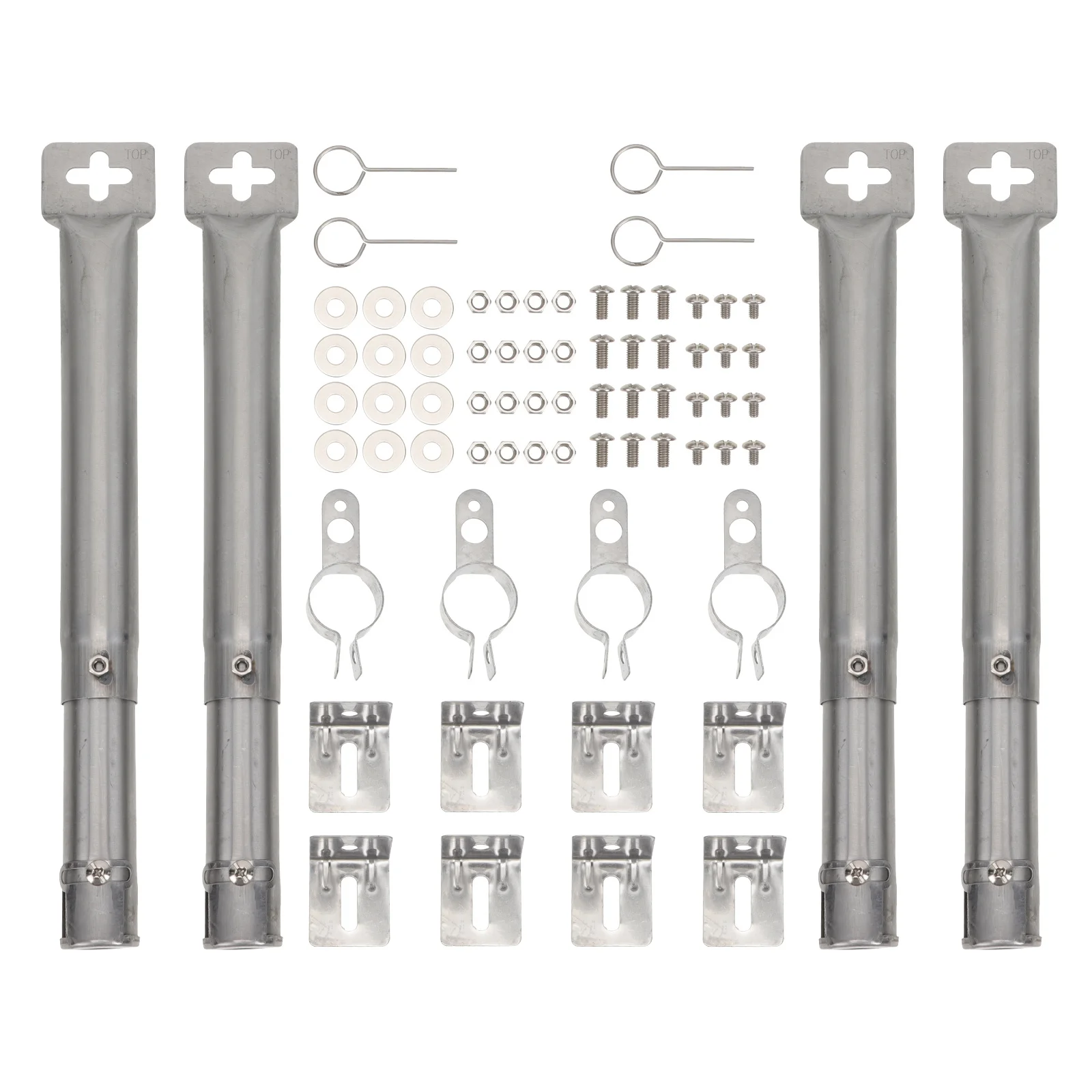 

1Set Gas Grill Burner Tube Stainless Steel Durable Bbq Replacement Accessory Outdoor Grill Parts Universal Channel