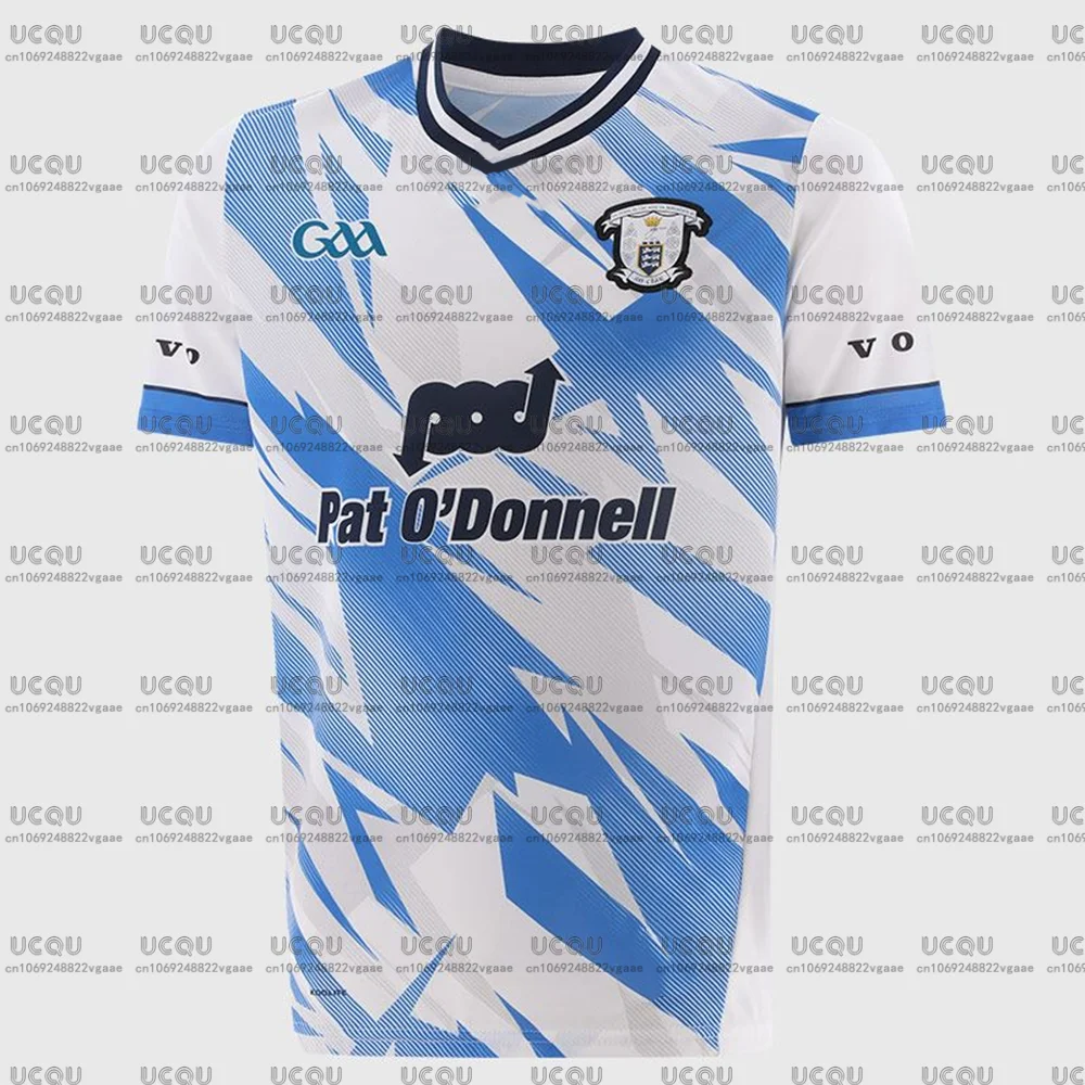 

2025 Men Kids Rugby Jersey Clothes Male Boy Gift T Shirt Team Sportswear Clare Tee Home Top New Breathable Hot GAA Football