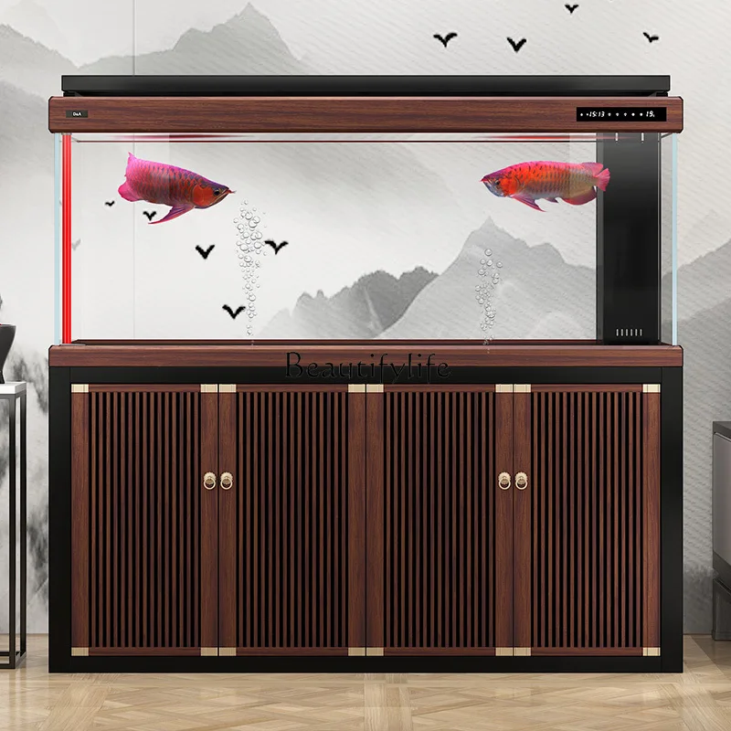 

Arowana Fish Tank Living Room Household Large Intelligent Water Change-Free Ecological Bottom Filter Aquarium