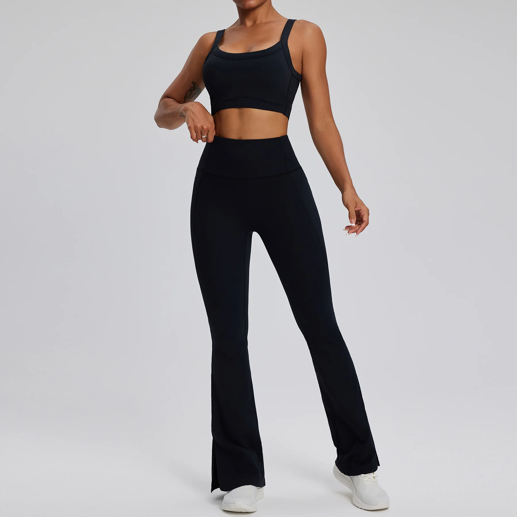 

Women Tracksuit Yoga Set Zipper Long Sleeved Fitness Sports Bodysuit Gym Push Up Workout Clothes Bra Shorts Leggings Sportswear