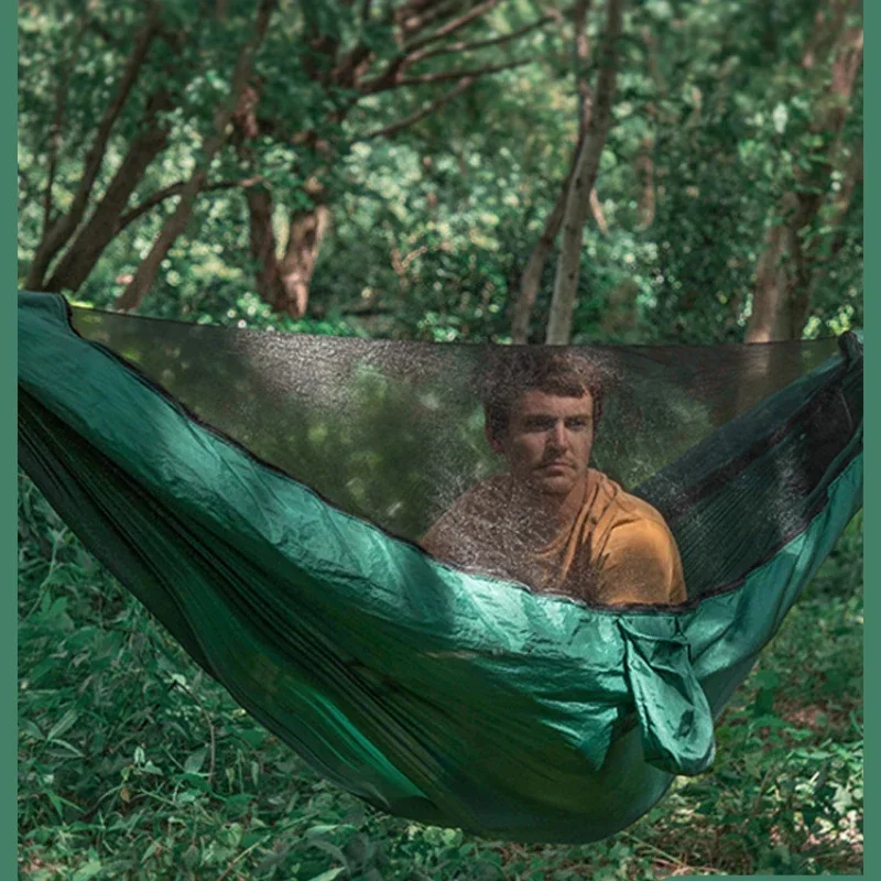 Outdoor Camping Thickened Canvas Hammock Garden Swing Home Single and Double Dormitory Bedroom Sleeping Bag Outdoor Swing Hamak