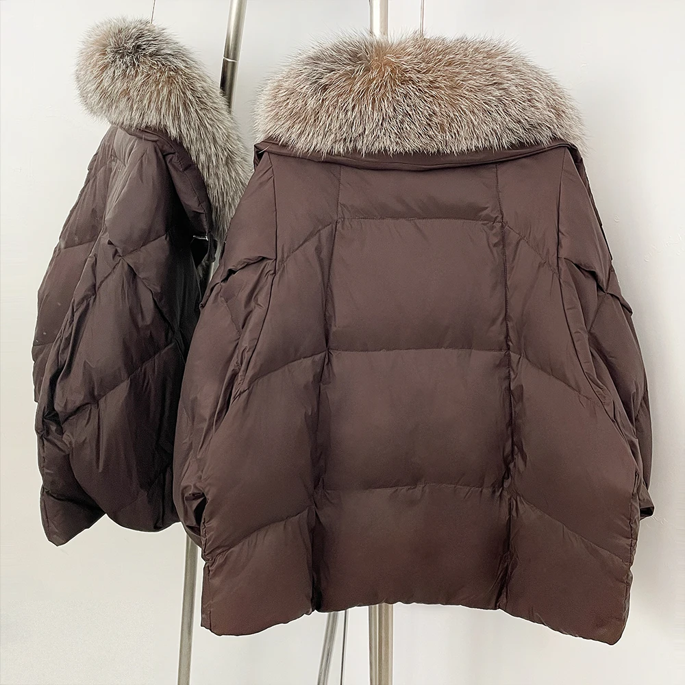 OFTBUY 오리털 재킷 여성 의류 리얼 퍼 재킷 여성 다운 코트 및 파카 천연 퍼 코트 겨울 퍼퍼 재킷