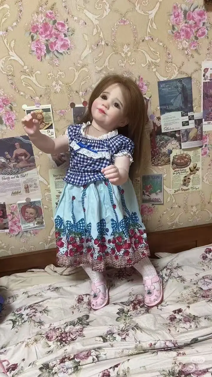 EGO Exclusive Offer 36inch Big Doll June 3years old All Real Photos Pure Hand Painted in different dress