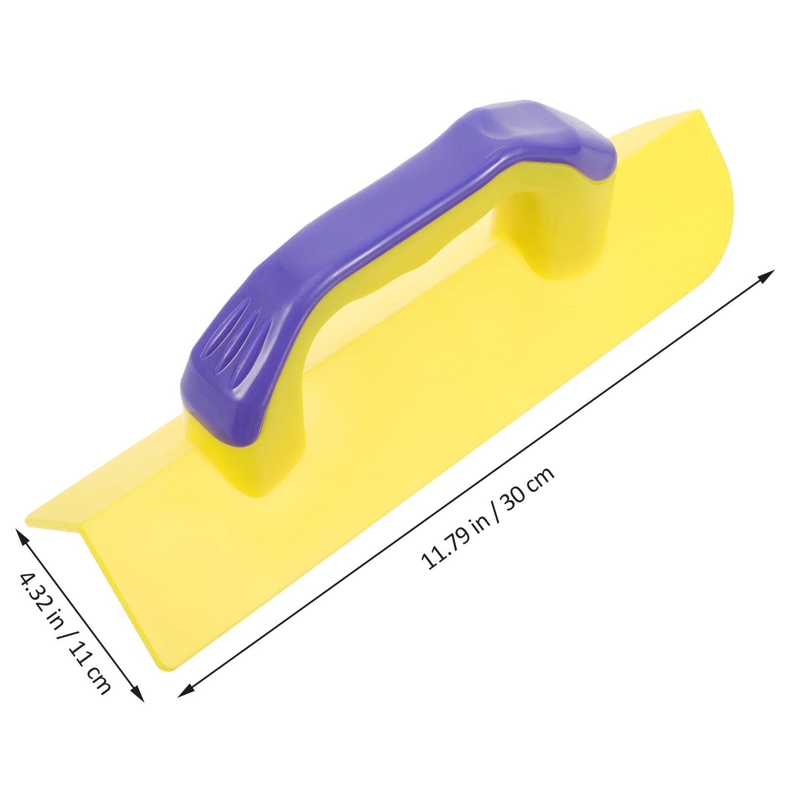 ไม้พายพลาสติก Yin และ Yang เกรียงมุม Mason เครื่องมือคอนกรีตแบน Pool Finishing Putty