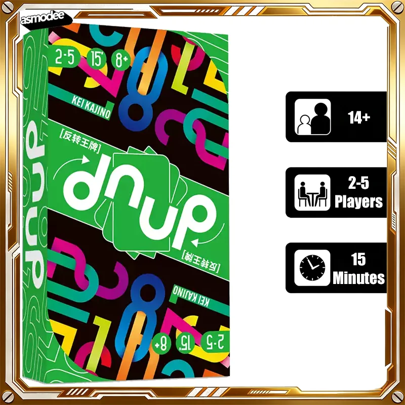 Asmodee Dnup Tabletop Card Game Chinese Version Family Strategy Party Puzzle Game Birthday Toys Gifts for Adults Woman and Man