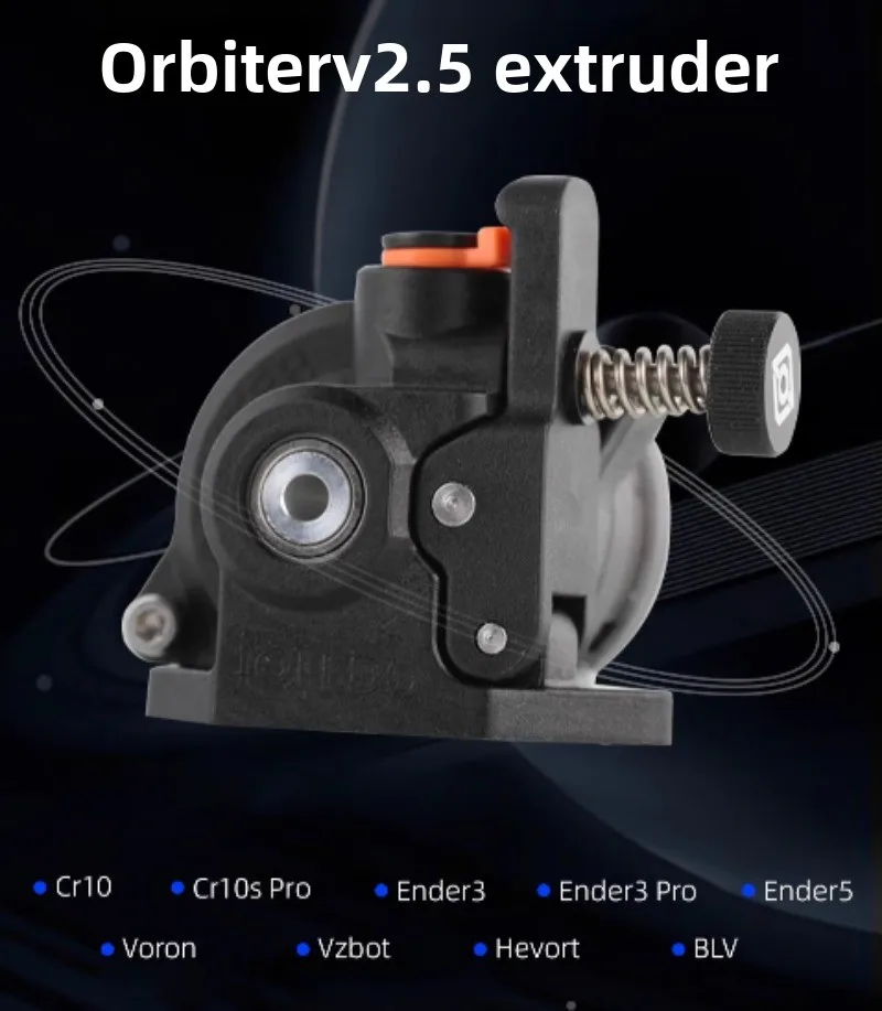 Orbiter V2.5 3D Printer Extruder - Compatible with Model Cr10/Cr10s Pro/Ender3/Ender5/Ender3 Pro/VORON/Vzbot/Hevort/BLV